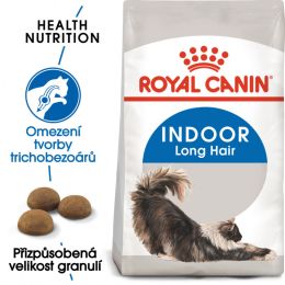 Royal Canin Indoor Longhair granule pro kočky žijící uvnitř a zdravou srst 10 Kg