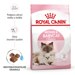 Royal Canin Mother&Babycat granule pro březí nebo kojící kočky a koťata od 1 do 4 měsíců - 4 kg