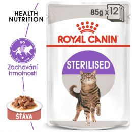 Royal Canin Sterilised Gravy kapsička pro kastrované kočky ve šťávě 85 g