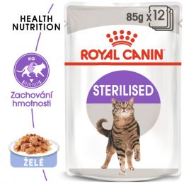 Royal Canin Sterilised Jelly kapsička pro kastrované kočky v želé 85 g