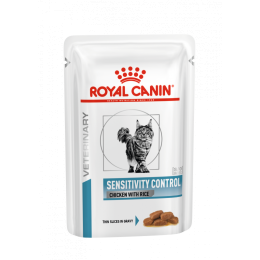Royal Canin Veterinary Health Nutrition Cat Sensitivity Control Chicken&Rice Pouch 12x 0.85 Kg