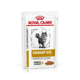 Royal Canin Veterinary Health Nutrition Cat Urinary Moderate Calorie Pouch in Gravy12x 85 g