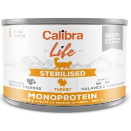 Calibra Cat Life konz. Sterilised Turkey 200g
