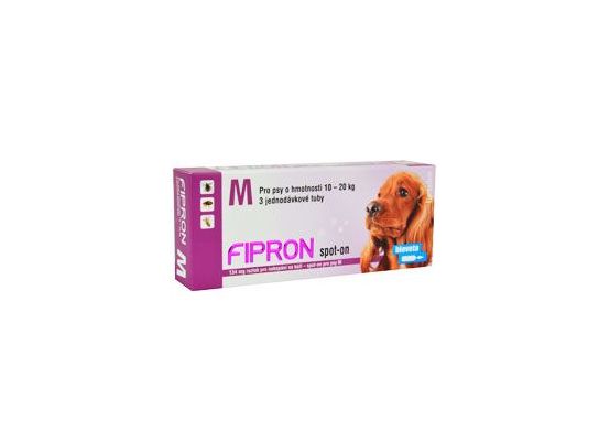Fipron 134mg Spot-On Dog M sol 3x1,34ml