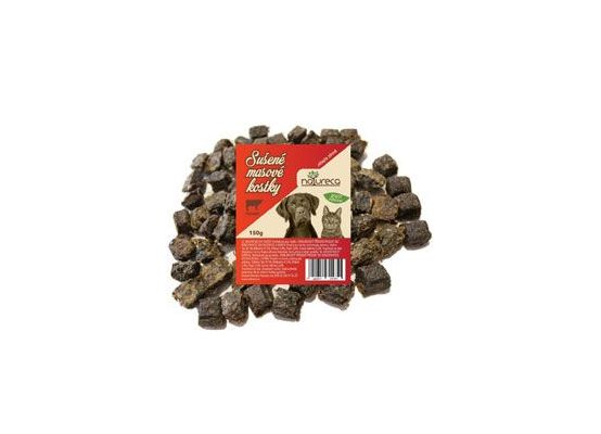 NATURECA pochoutka Masové kostky Hovězí, 100% maso 150g