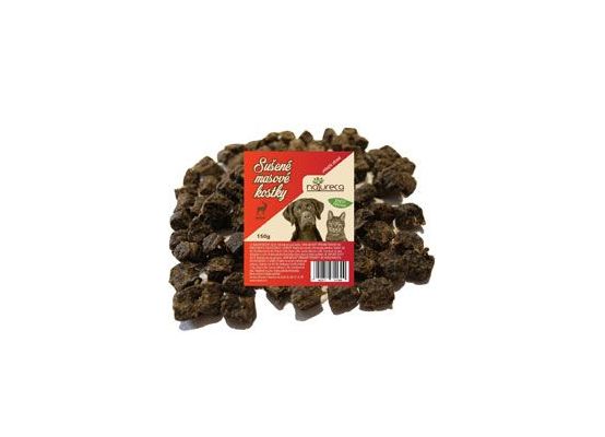 NATURECA pochoutka Masové kostky Jelen, 100% maso 150g
