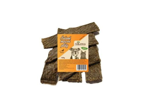 NATURECA pochoutka Masové pláty Bažant, 100% maso 100g