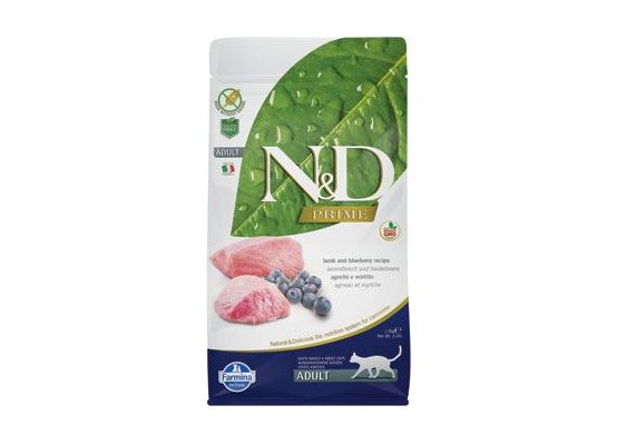 N&D PRIME CAT Adult Lamb & Blueberry 1,5 kg