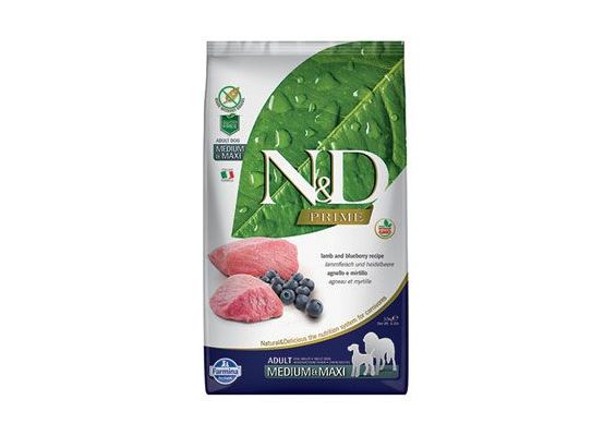 N&D PRIME DOG Adult M/L Lamb & Blueberry 2,5kg
