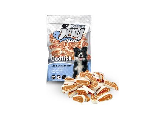 Calibra Joy Dog Classic Cod & Chicken Sushi 80g