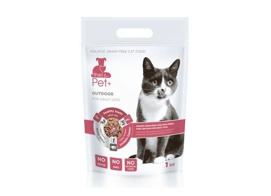 Krmivo Pet+ 3v1 kočka OUTDOOR 1kg