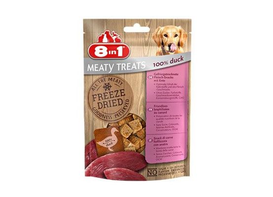 Pochoutka 8in1 Meaty Treats FD Duck 50g