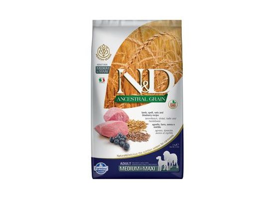 N&D LG DOG Adult M/L Lamb & Blueberry 12 kg