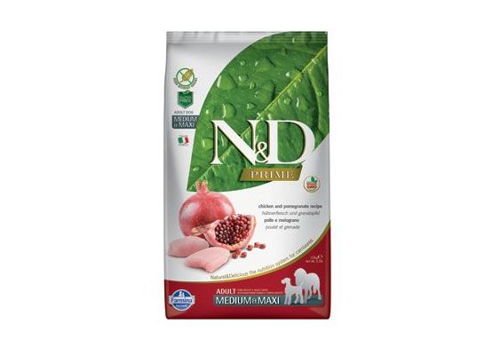 N&D PRIME DOG Adult M/L Chicken & Pomegranate 2,5 kg