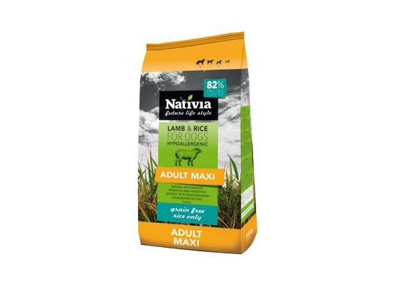 Nativia Dog Adult Maxi Lamb&Rice 15kg
