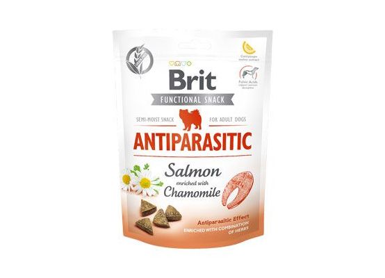 Brit Care Dog Functional Snack Antiparasit Salmon 150g
