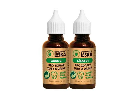 LÁSKA 01 Pro zdravé zuby a dásně psů 100 ml