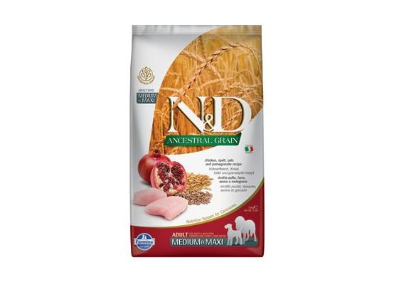 N&D LG DOG Adult M/L Chicken & Pomegranate 2,5 kg