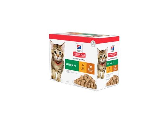 Hill's Fel. kapsa Kitten Chicken&Turkey (12x85g)