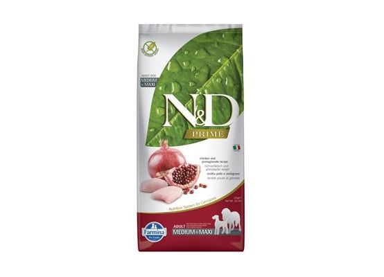 N&D PRIME DOG Adult M/L Chicken & Pomegranate 12 kg