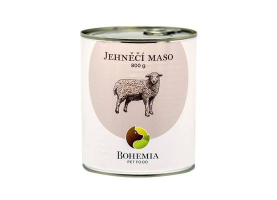 BOHEMIA Jehněčí maso ve vlastní šťávě 800g