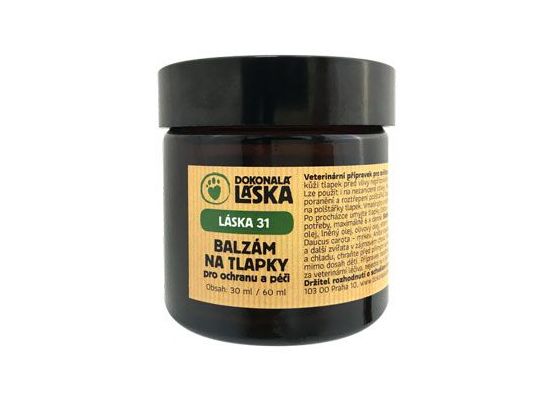 LÁSKA 31 Balzám na tlapky pro ochranu a péči 60 ml