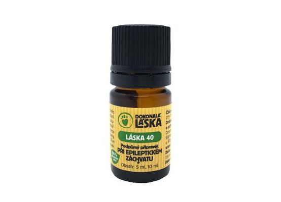 LÁSKA 40 Při epileptickém záchvatu 5 ml