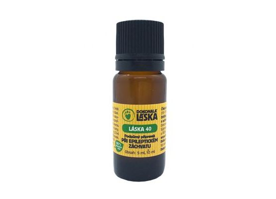 LÁSKA 40 Při epileptickém záchvatu 10 ml