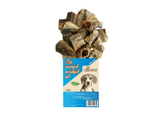 NATURECA pochoutka Mix mořských ryb sušené 200g