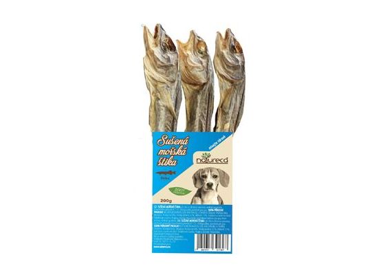NATURECA pochoutka Mořská štika sušená 200g