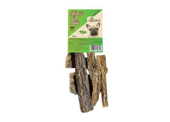 NATURECA pochoutka Hovězí jícen pláty sušené 250g