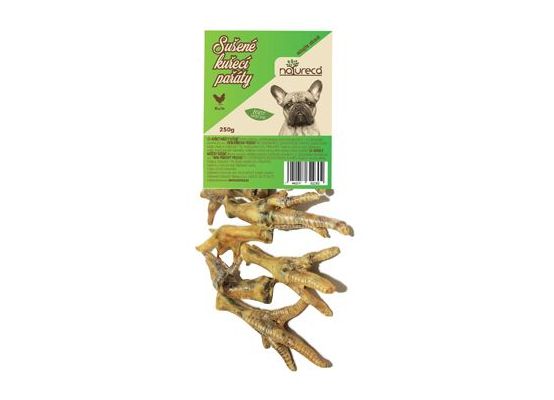 NATURECA pochoutka Kuřecí pařáty sušené 250g