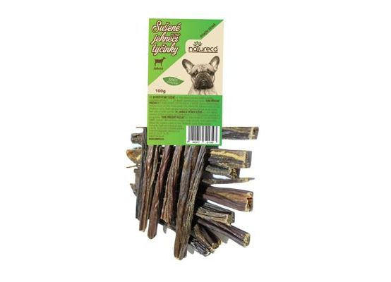 NATURECA pochoutka Jehněčí tyčinky sušené 100g