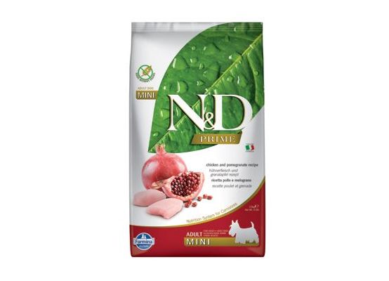 N&D PRIME DOG Adult Mini Chicken & Pomegranate 2,5kg