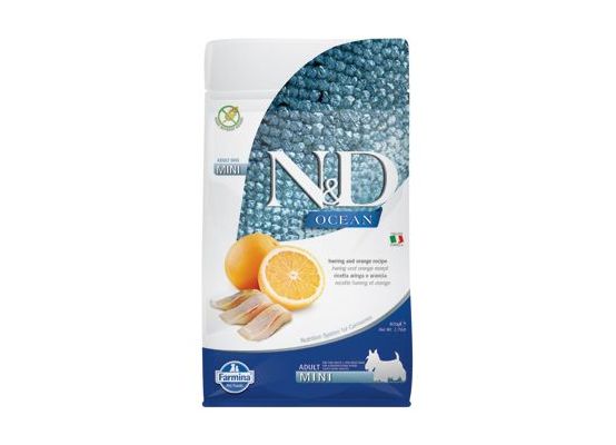 N&D OCEAN DOG Adult Mini Herring & Orange 800g