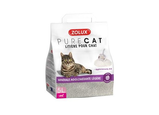 Podestýlka PURECAT premium light clumping 5l Zolux