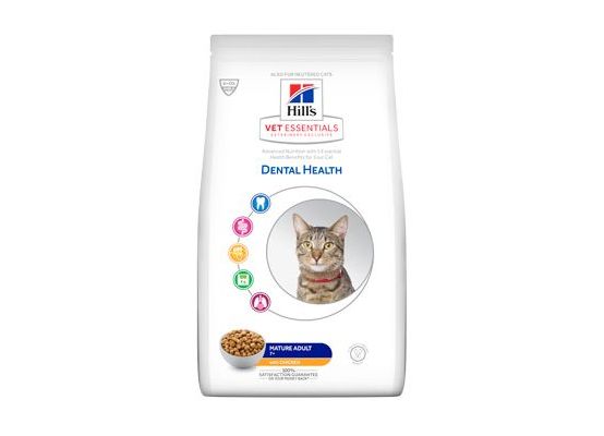 Hill's Fel.Dry VE Mature Adult Dental Chicken 1,5kg