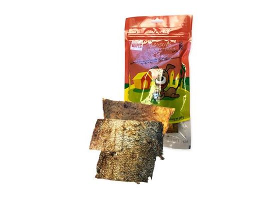 Pochoutka sušená MAPES lososové placičky 100g