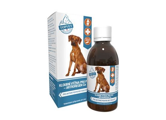 Kloubní výživa sirup pro psy TOPVET 200ml
