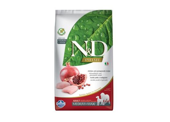 N&D PRIME DOG Puppy M/L Chicken & Pomegranate 2,5kg