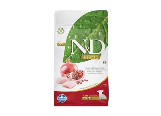 N&D PRIME DOG Puppy Mini Chicken & Pomegranate 800g