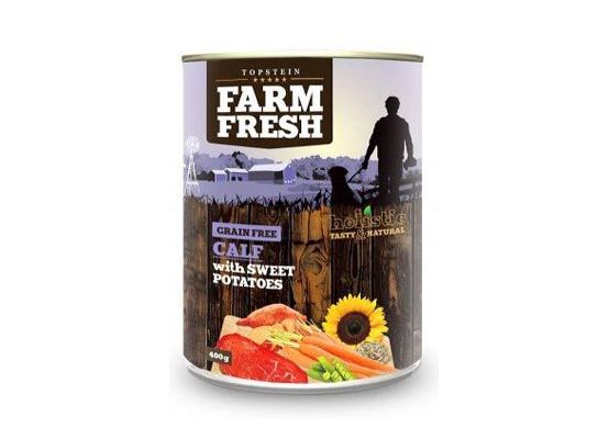 Farm Fresh Dog Calf with Sweet Potatoes konzerva 400g