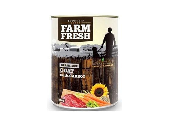 Farm Fresh Dog Goat with Carrot konzerva 400g