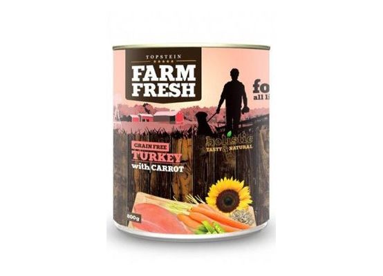 Farm Fresh Dog Turkey with Carrot konz 800g