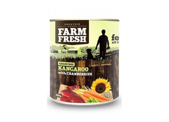 Farm Fresh Dog Kangaroo with Cranberries konz 400g