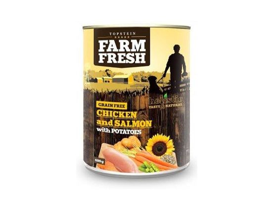 Farm Fresh Dog Chicken&Salmon with Potatoes konz 400g