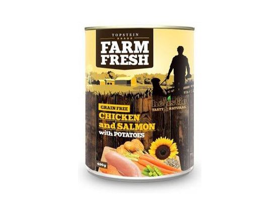Farm Fresh Dog Chicken&Salmon with Potatoes konz 800g