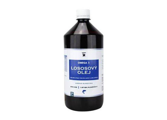 Lososový olej 100% surový ProFitPet 1l