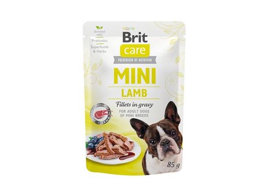 Brit Care Dog Mini Lamb fillets in gravy 85g