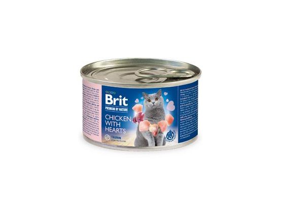 Brit Premium Cat by Nature konz Chicken&Hearts 200g